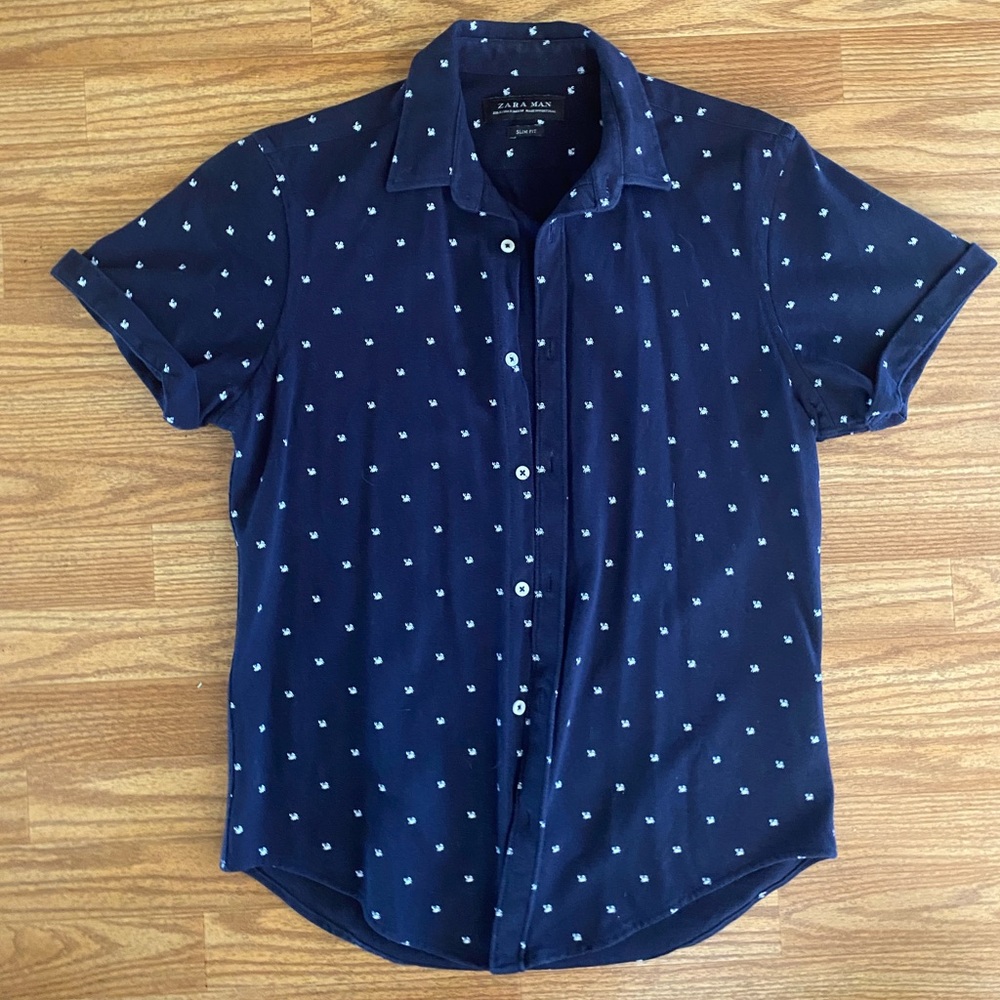 Zara button down size small